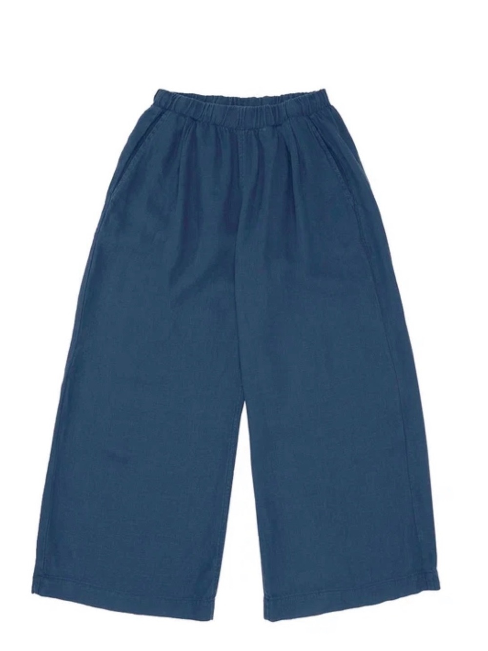 Jungmaven Women's Wide-Leg Elastic Waist Trousers - Deep Blue